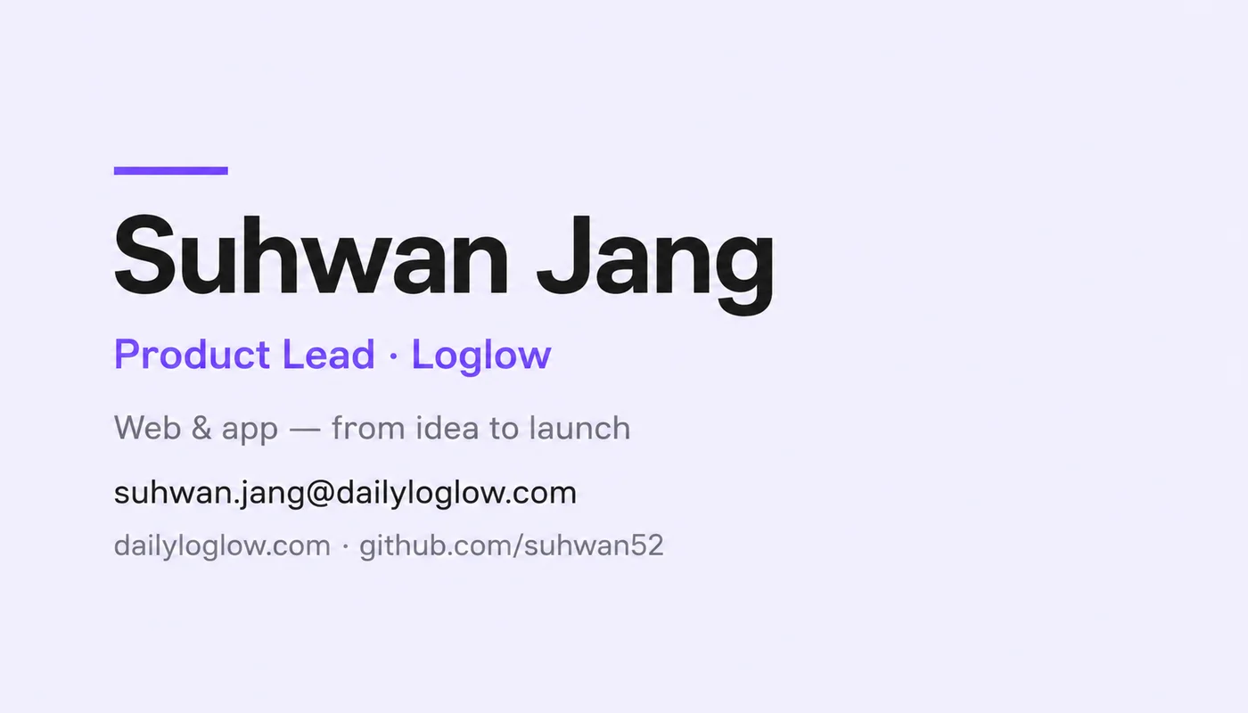 Business card, back